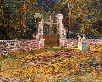Vincent Van Gogh : Entrance of Voyer, d'Argenson Park at Asnieres